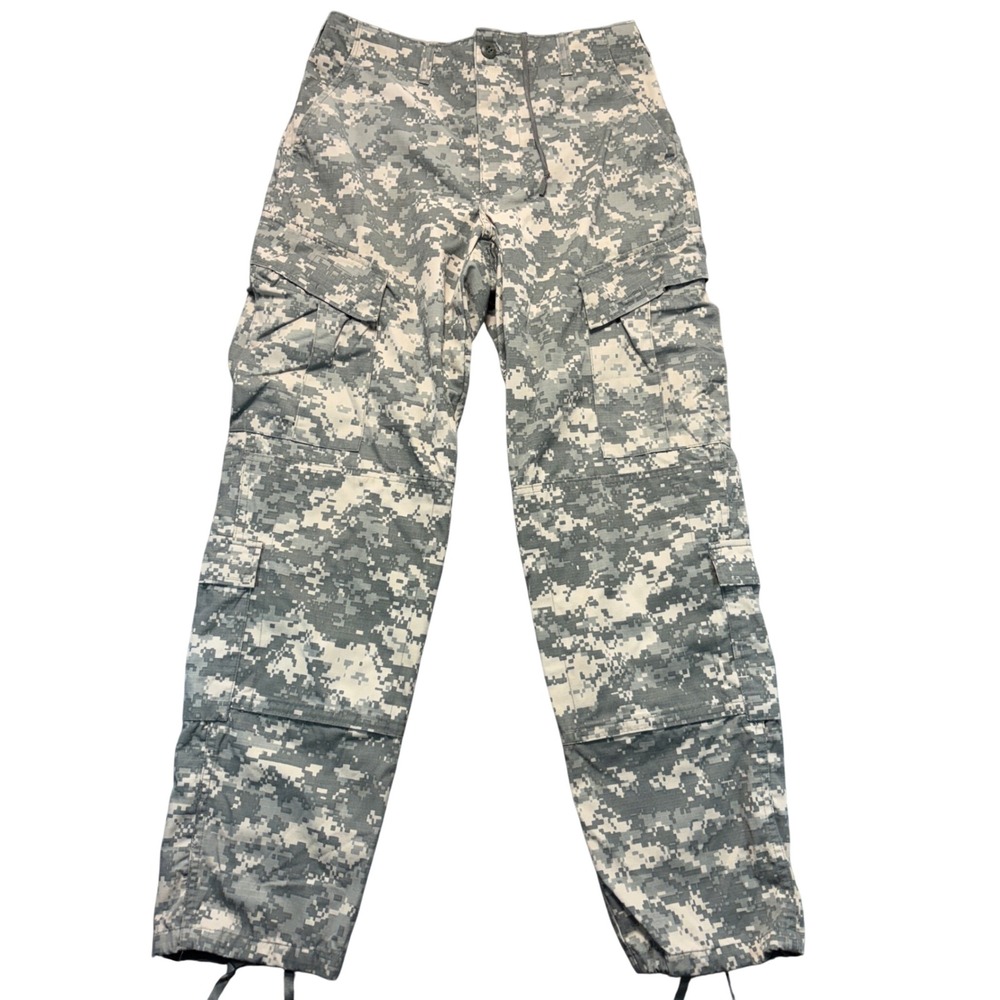 US Military ACU Digital Camo Cargo Pants UCP Ripstop Tactical Trousers Small Reg
